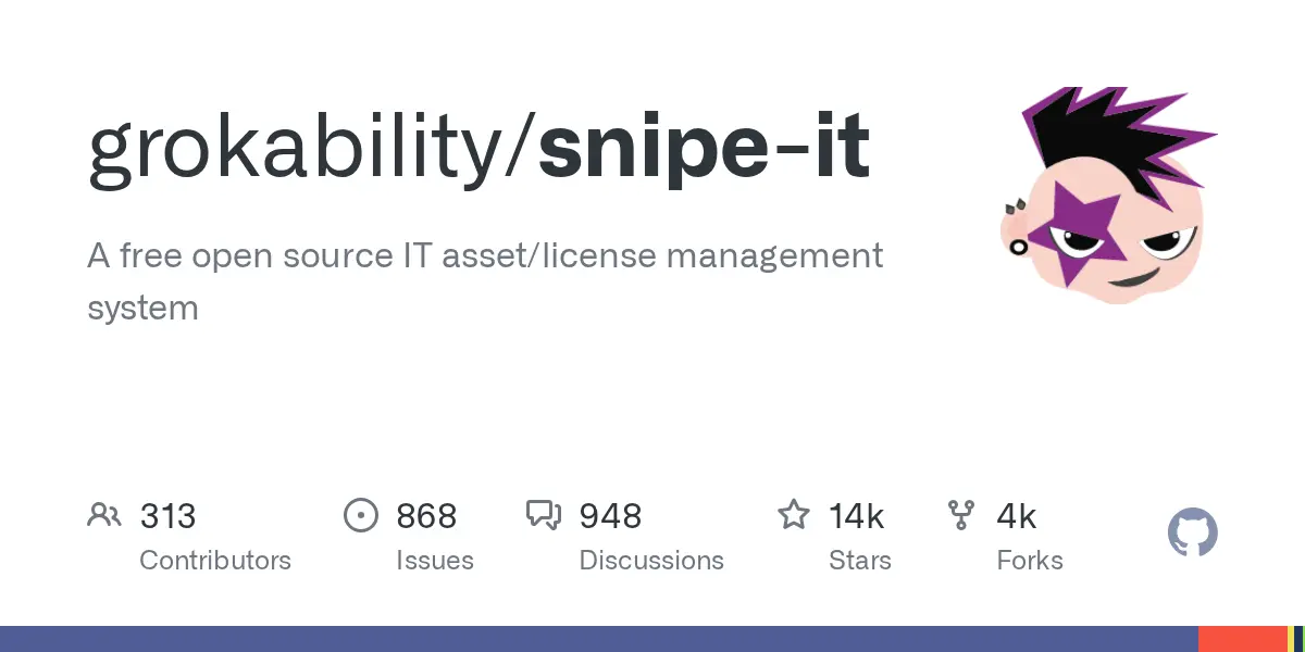 grokability/snipe-it: Phần mềm quản lý tài sản IT mã nguồn mở 1 grokability snipe it phan mem quan ly tai san it ma nguon mo