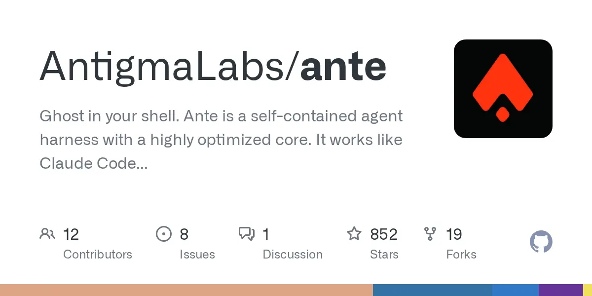 Ante: Agent mã nguồn Rust duy nhất, chạy offline trong một binary 1 ante agent ma nguon rust duy nhat chay offline trong mot binary