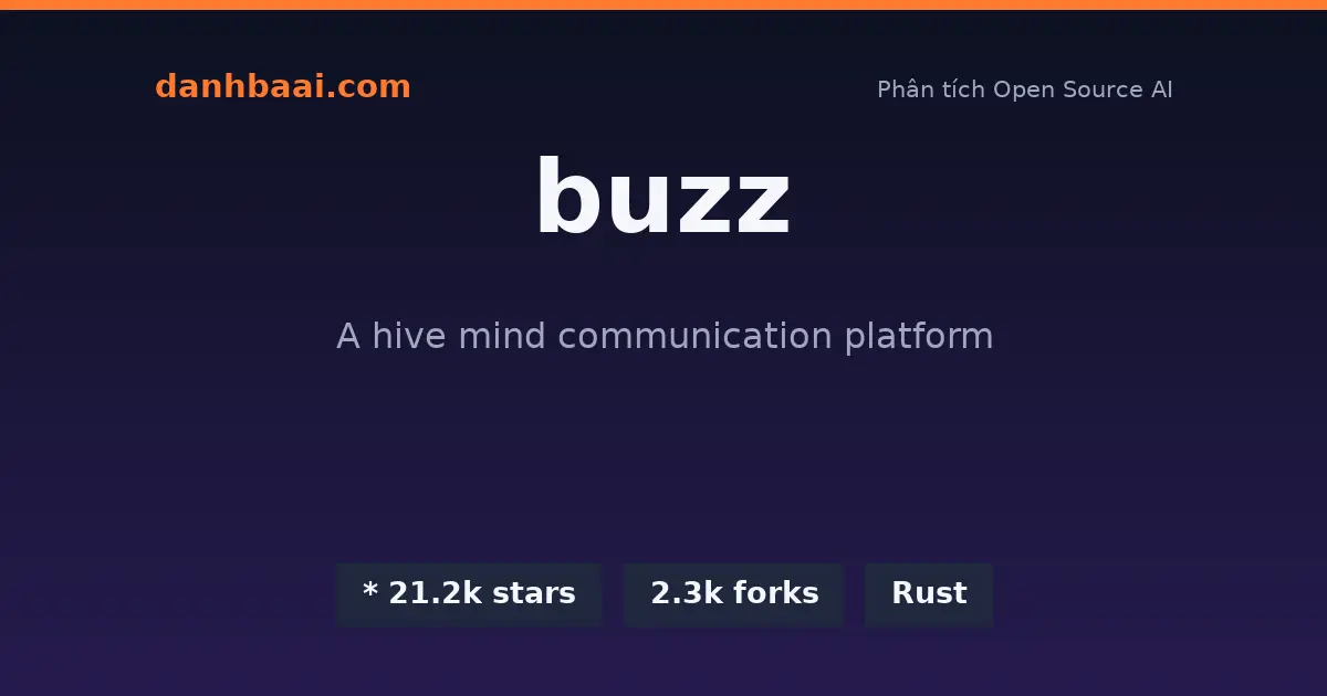 Buzz: Nền tảng giao tiếp “tổ ong” cho người và AI Agent 1 buzz danhbaai