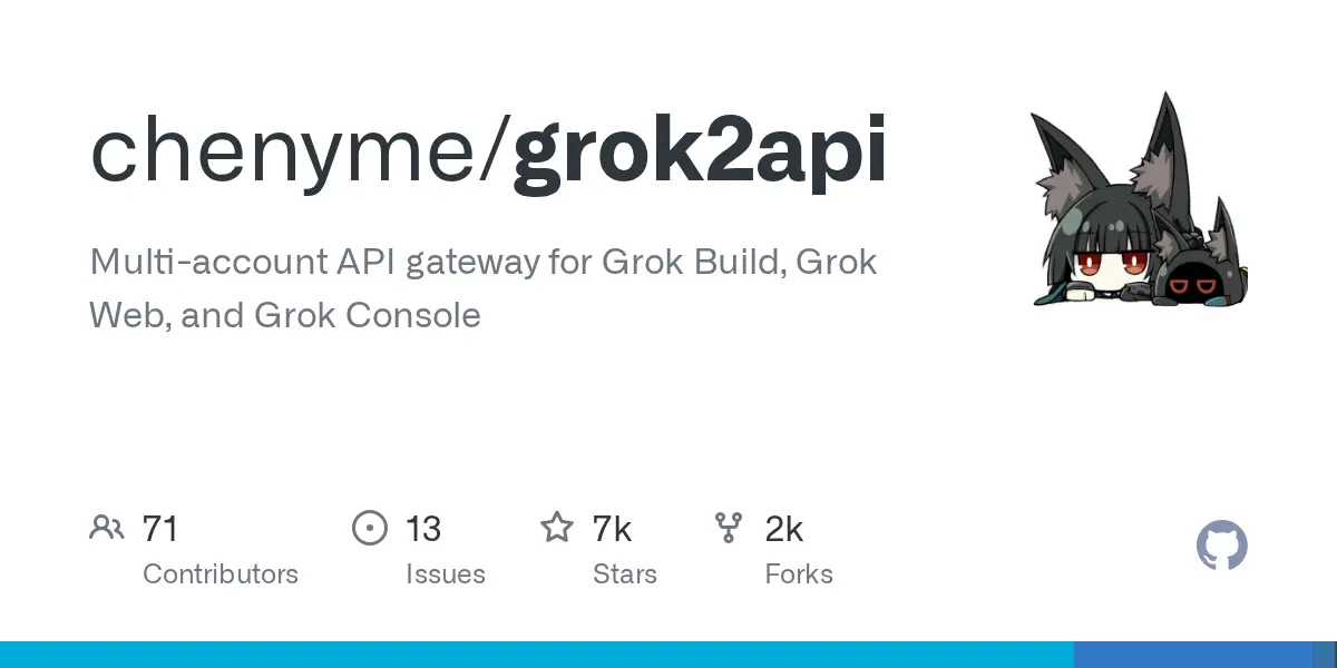cong api da tai khoan cho grok build web va console