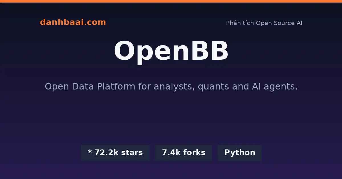 OpenBB: Nền tảng dữ liệu tài chính mã nguồn mở hàng đầu 1 openbb danhbaai