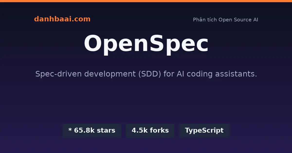 OpenSpec: Spec-driven Development cho AI Coding Assistant 1 openspec danhbaai