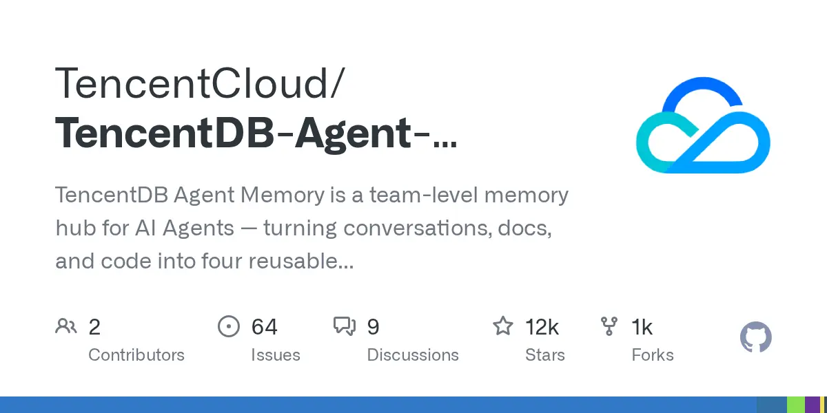 TencentDB Agent Memory: Trung tâm nhớ nhóm cho AI Agent, chia sẻ tài liệu, code và kỹ năng 1 tencentdb agent memory trung tam nho nhom cho ai agent chia se tai lieu code va ky nang