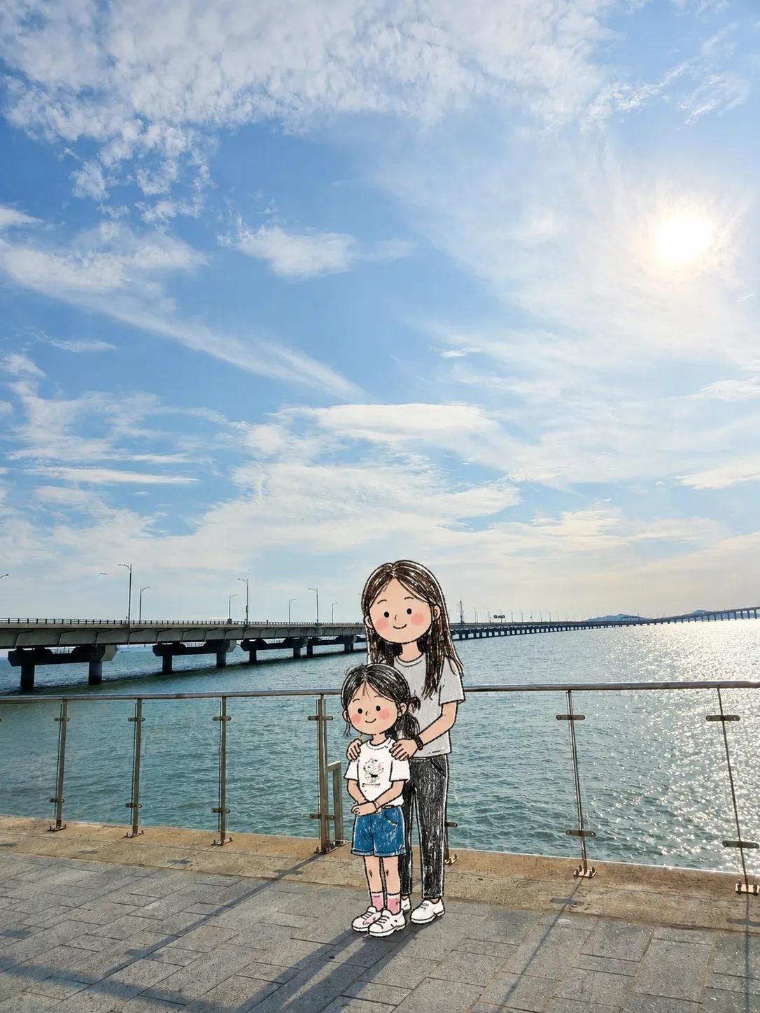 Thay thế người trong ảnh thực tế bằng nhân vật doodle