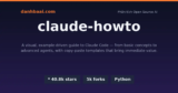 Claude How To: Hướng dẫn làm chủ Claude Code trực quan trong một cuối tuần