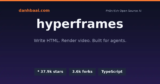 HyperFrames: Viết HTML, Render Video – Framework AI cho Agent