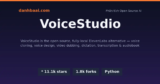 VoiceStudio: bản sao ElevenLabs chạy hoàn toàn local, hỗ trợ 646 ngôn ngữ